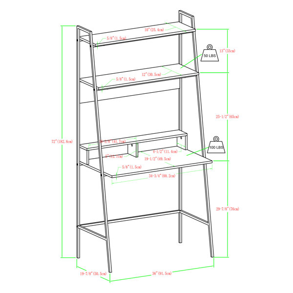Foundstone™ Diego Ladder Desk & Reviews Wayfair.ca